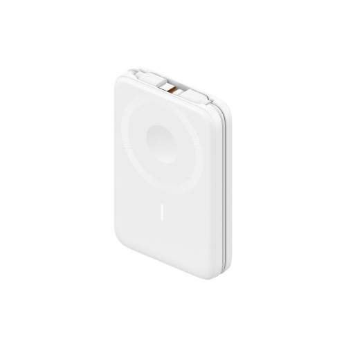 Magnetic Power Bank with cables and display ARON with Your logo 10000mAh