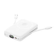 Magnetic Power Bank with cables and display ARON with Your logo 10000mAh