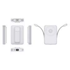 Magnetic Power Bank with cables and display ARON with Your logo 10000mAh