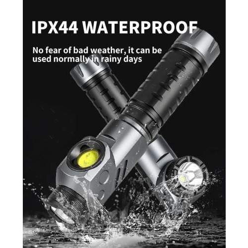 2-in-1 technical flashlight FLEXI 90° foldable withlogo engraving