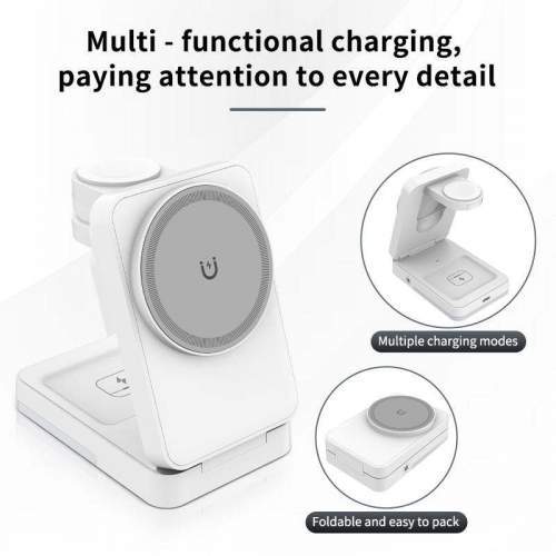 3-in-1 Foldable Wireless Charger TRIVO with Your Logo