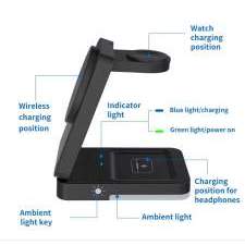 3-in-1 Foldable Wireless Charger TRIVO with Your Logo
