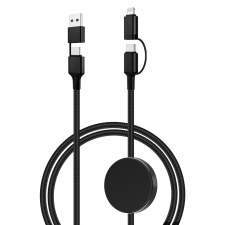 Kabel USB 4w1 60W MATRIX z szybkim ładowaniem i podświetlanym logo