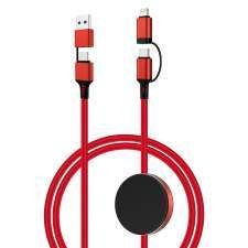 Kabel USB 4w1 60W MATRIX z szybkim ładowaniem i podświetlanym logo