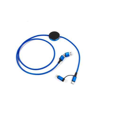 Illuminated logo 4-in-1 USB Cable 60W MATRIX with fast charging