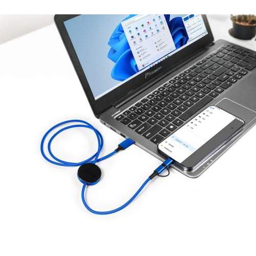 Illuminated logo 4-in-1 USB Cable 60W MATRIX with fast charging