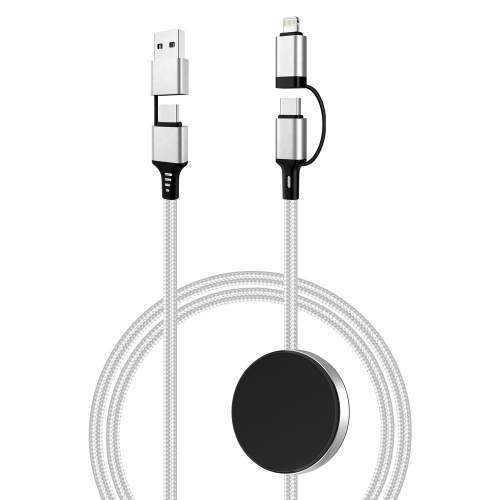 Illuminated logo 4-in-1 USB Cable 60W MATRIX with fast charging