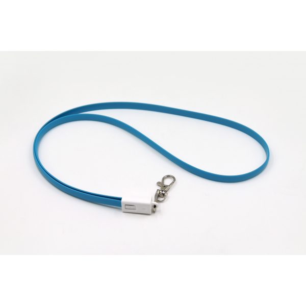 Lanyard USB cable TPE HAVANA 2in1