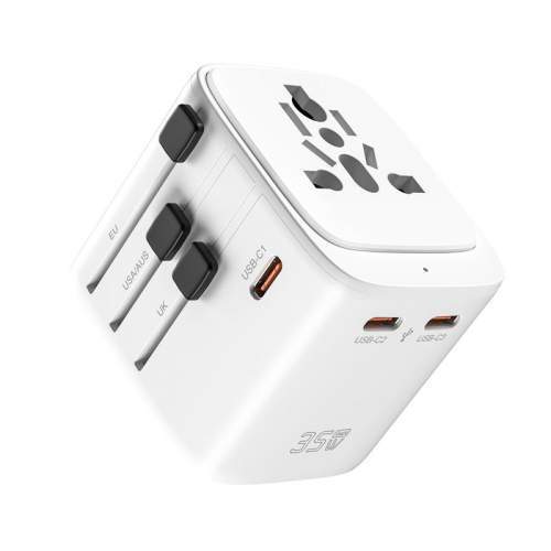 Compact Travel Adapter GaN 35W POCKET with logo
