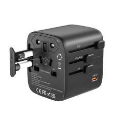 Compact Travel Adapter GaN 35W POCKET with logo