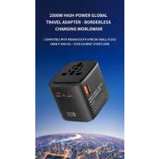 Compact Travel Adapter GaN 35W POCKET with logo
