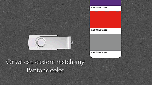 Pamięć USB Twister w dowolnym kolorze PANTONE